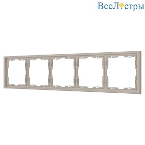 Рамка пластиковая Arlight FRM-NOBE-SFPL-5-CA 059462