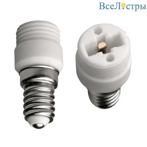 Переходник с цоколя Е14 на G9 (06473) Uniel LH14-G9L