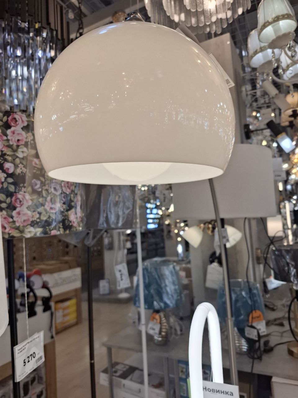 торшер arte lamp goliath a5822pn-1ss
