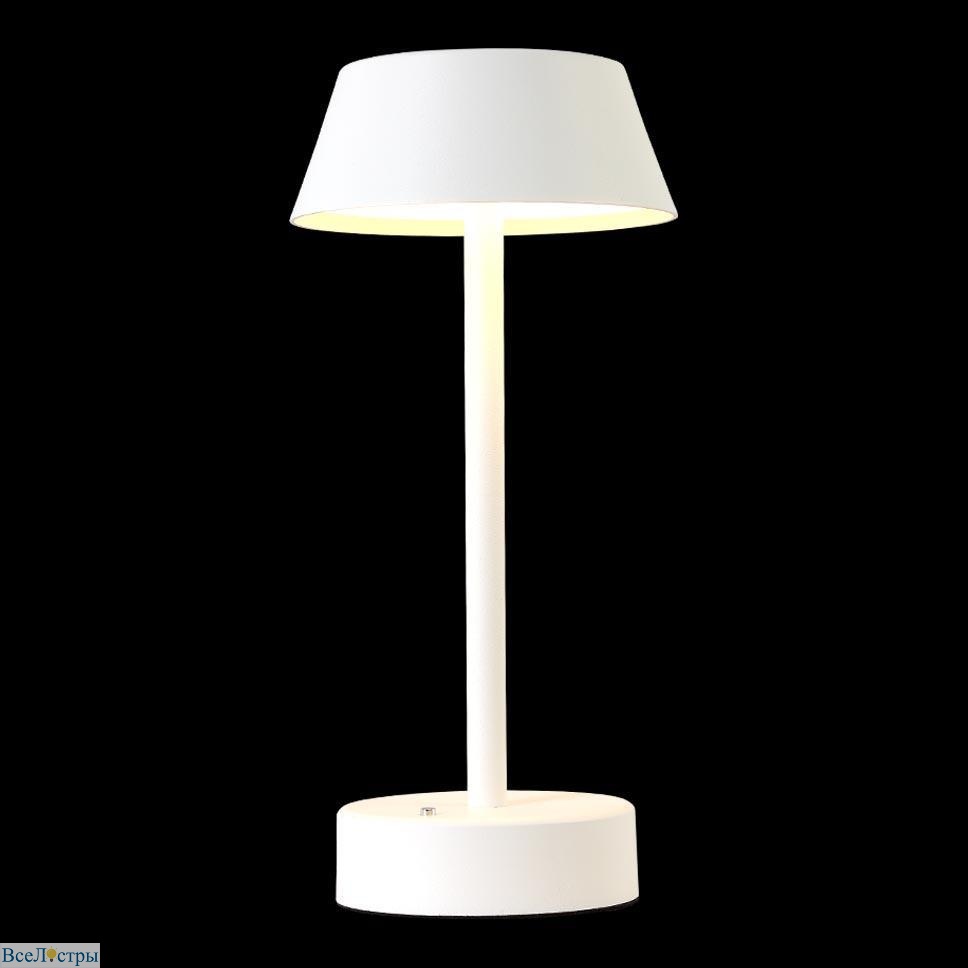 настольная лампа crystal lux santa lg1 white