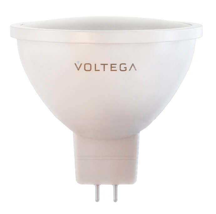лампа светодиодная voltega gu5.3 7w 2800к матовая 7058