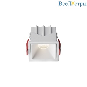 Встраиваемый светильник Maytoni Alfa LED DL043-01-10W4K-SQ-W-1