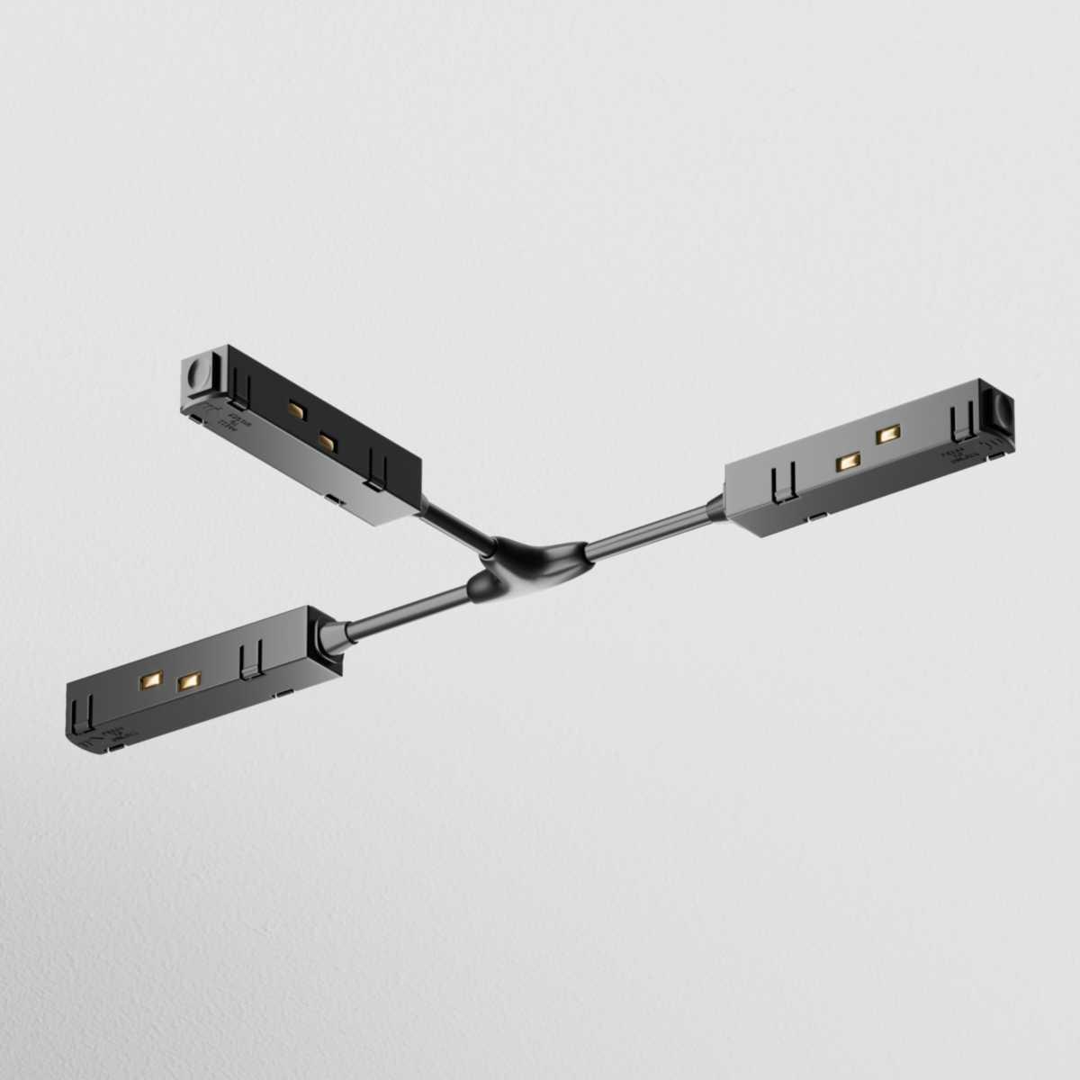 коннектор питания t-образный  maytoni technical gravity tra004cwt-22b