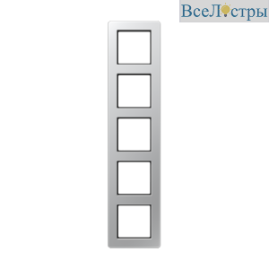 Рамка пятиместная Jung AF585BFAL