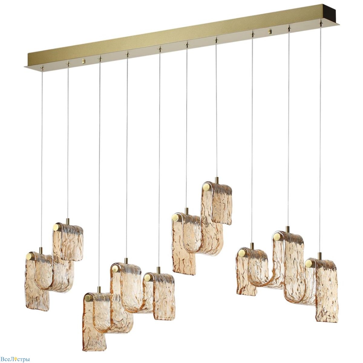 подвесная люстра odeon light l-vision flow 5105/52l