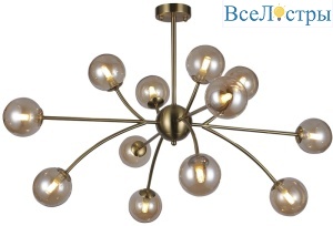 Люстра на штанге Escada Infinity 10164/12PL Copper