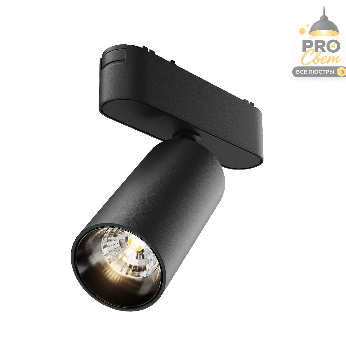 трековый светильник maytoni focus led tr103-1-12w3k-m-b