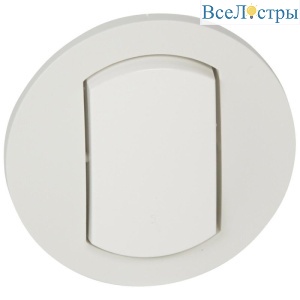 Лицевая панель Legrand Celiane переключателя белая 067801