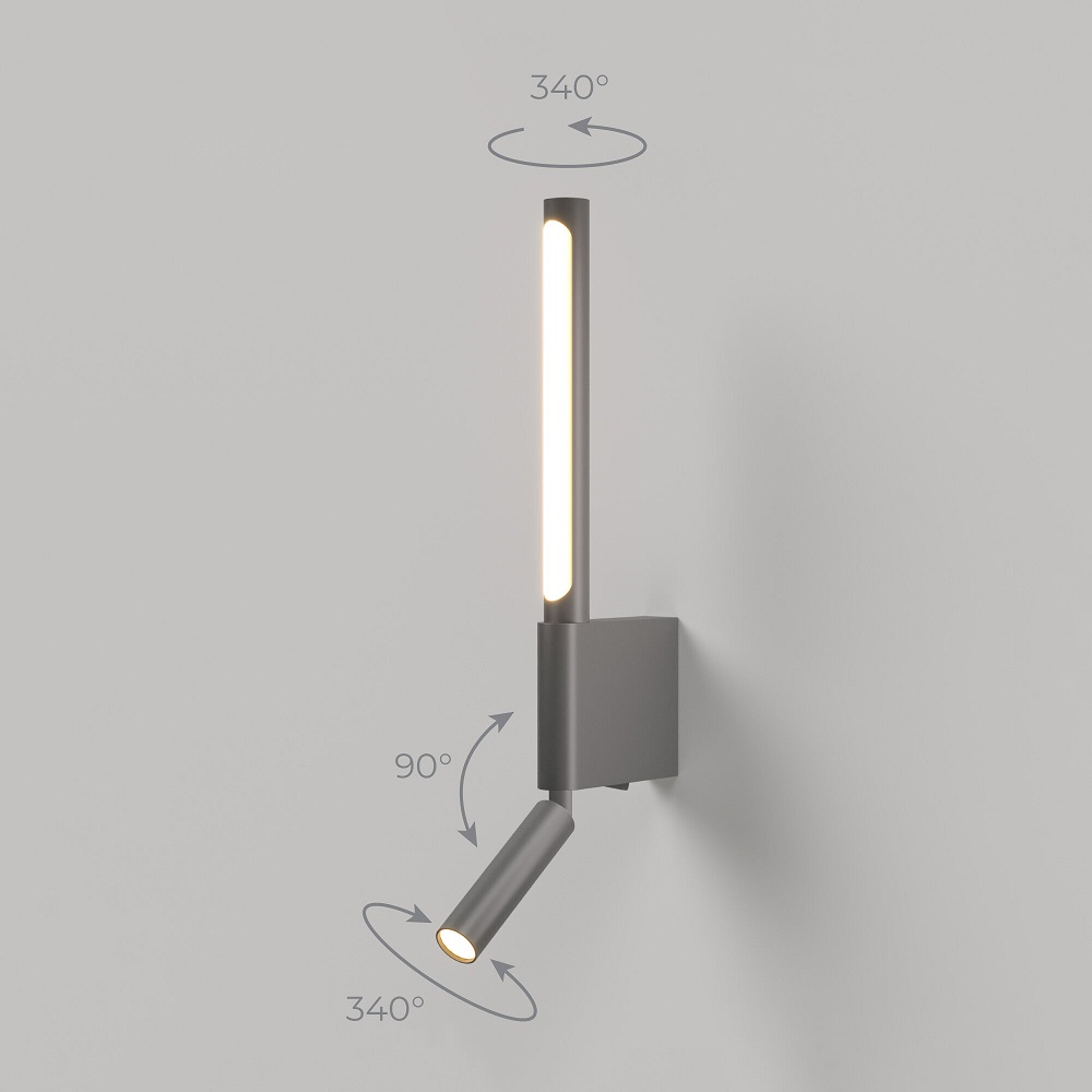 настенный светильник elektrostandard sarca 4690389204593 40111/led a066402