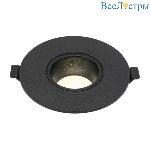 Встраиваемый светильник General GCL-MR16-R-BLACK 661281