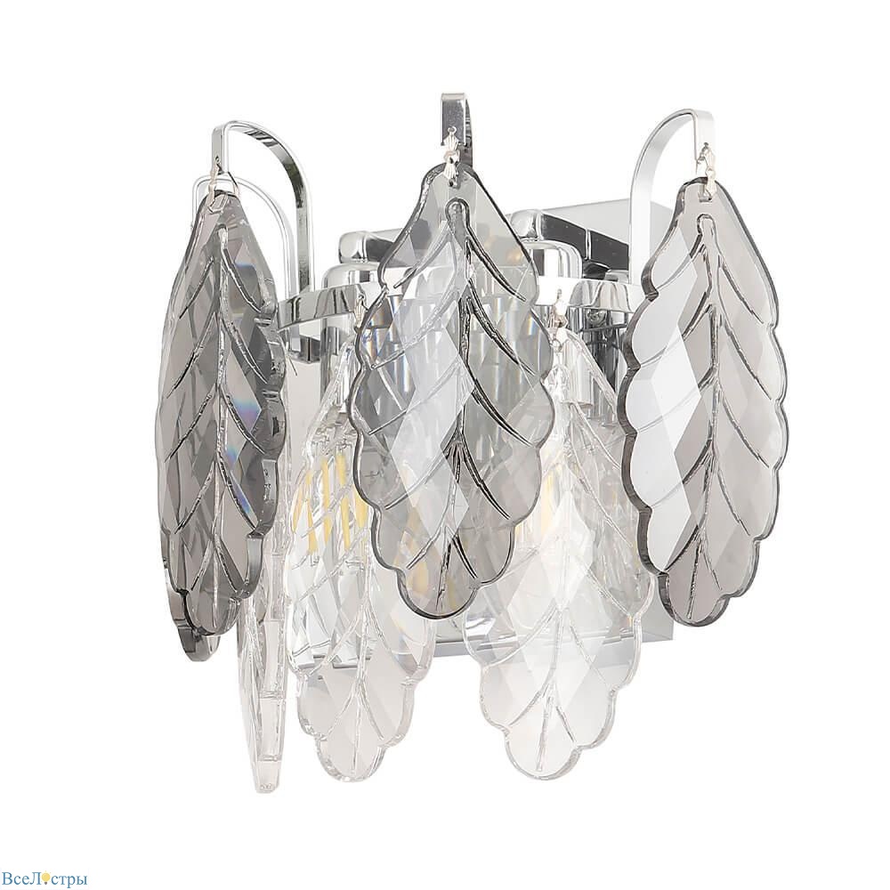 бра crystal lux trevi ap2 chrome