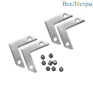 Соединитель угловой (комп. 4 соединителя+8 винтов) ST Luce Base ST001.179.00