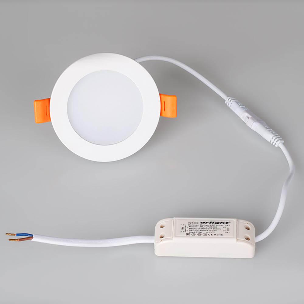встраиваемый светодиодный светильник arlight dl-bl90-5w warm white 021432