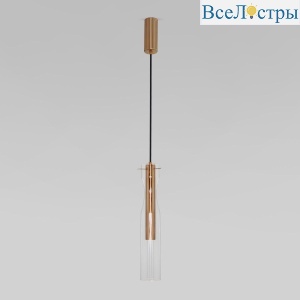 Подвесной светильник Eurosvet Swan 50253/1 LED латунь a063268