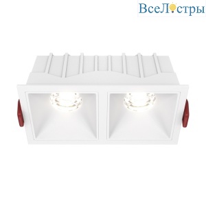Встраиваемый светильник Maytoni Technical Alfa LED DL043-02-10W4K-D-SQ-W