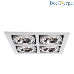 Встраиваемый светильник Arte Lamp Cardani Grande A5935PL-4WH