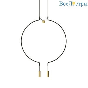 Подвесной светильник Axo Light Liaison M2 black/gold SPLIAIM2NEOOLED