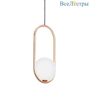 Подвесной светильник КЕНТИ бронза  w20*15 h125 (высота корпуса светильника h40) E14 1*40W 07631-1A,20