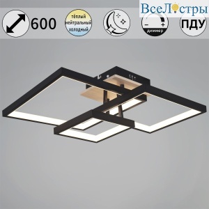 Потолочный светильник Reluce 98560-0.3-03 BK+WOOD