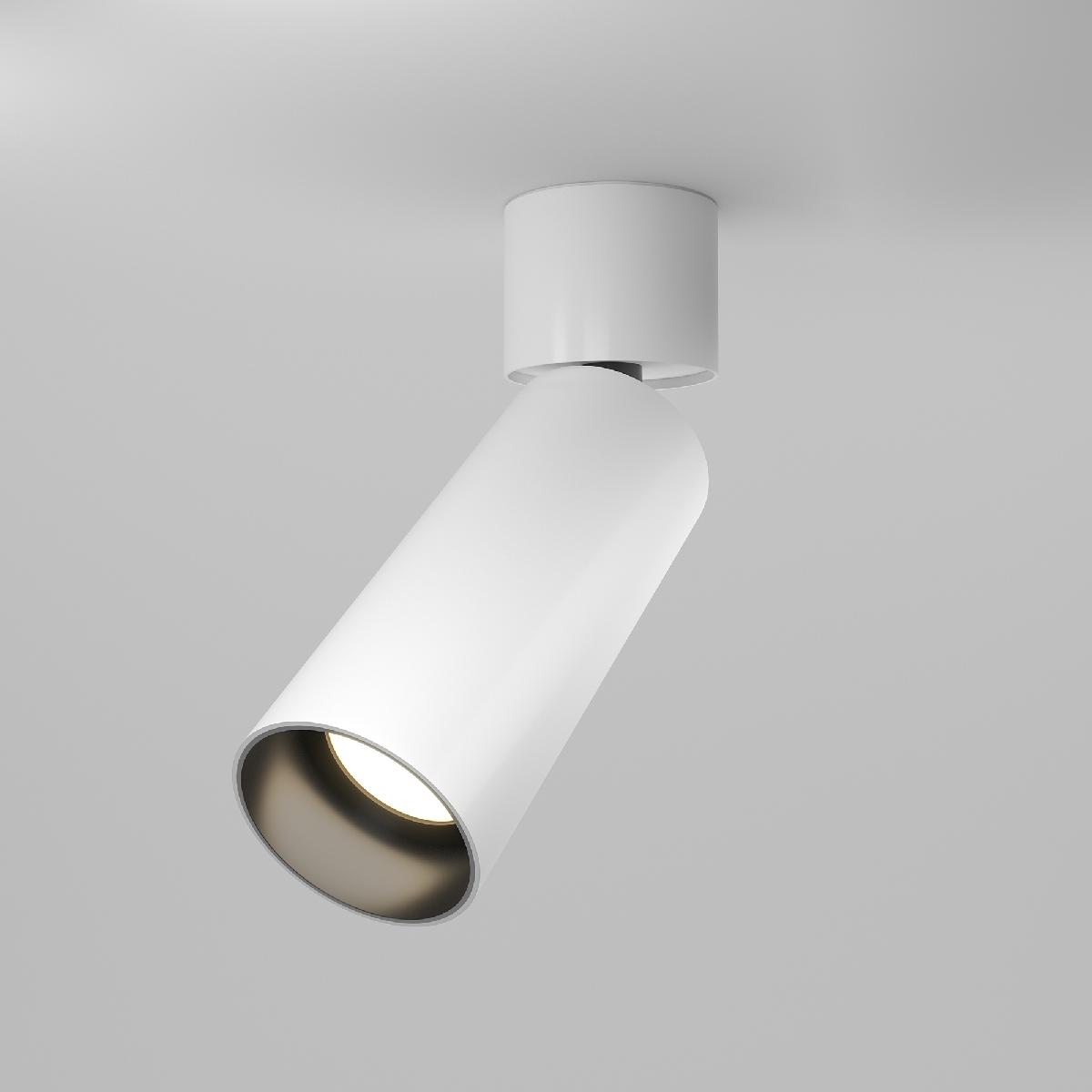 спот maytoni technical focus led c055cl-l12w3k-w-w