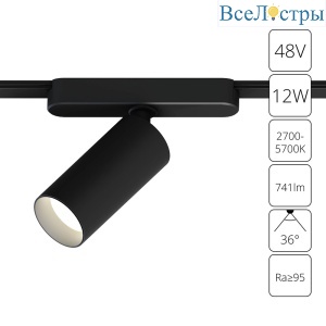 Трековый магнитный светильник Arte Lamp Rapid A2958PL-1BK