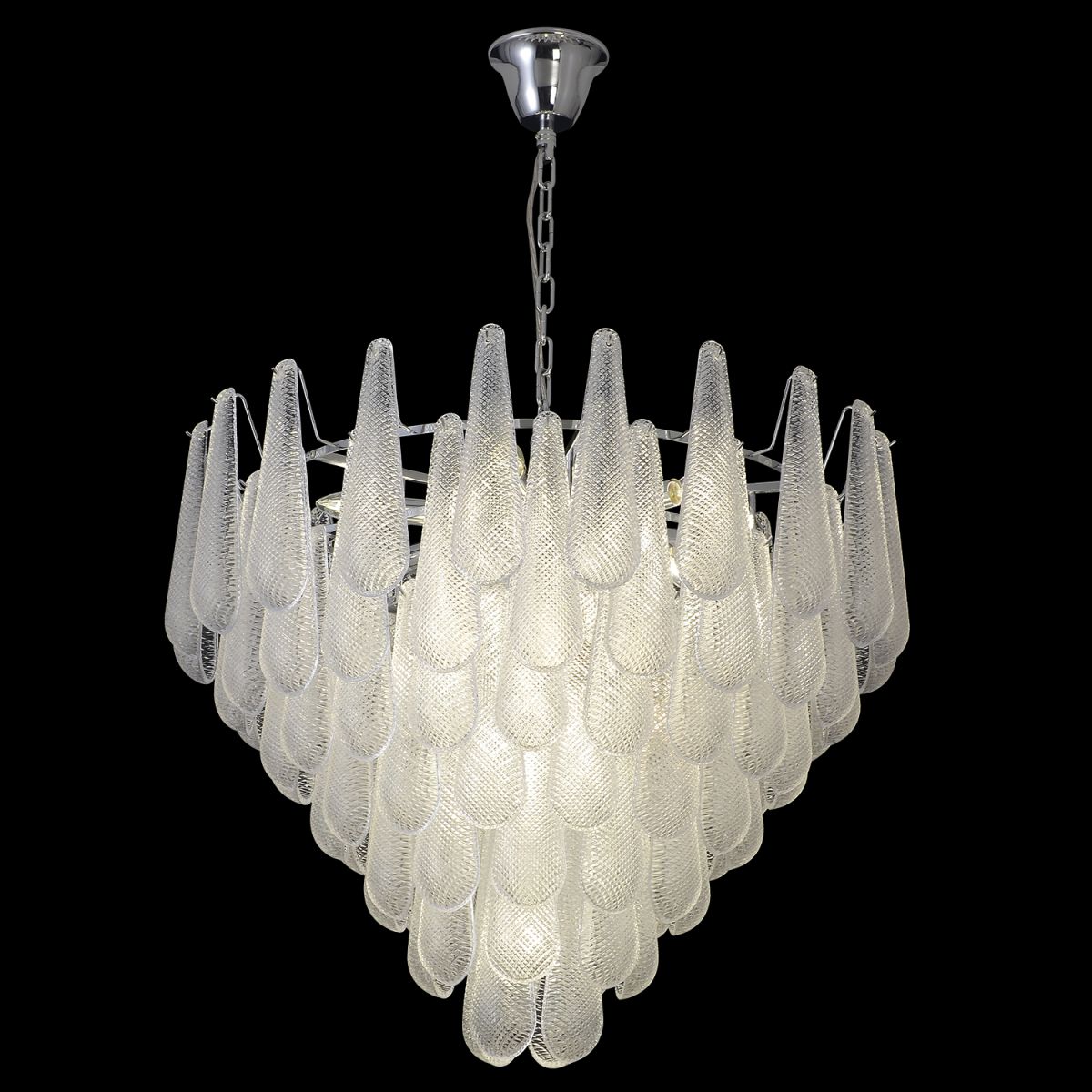 подвесная люстра crystal lux fontain sp18 chrome