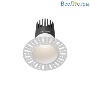 Встраиваемый светильник Maytoni Dip DL120-10W-4K-TRS-W