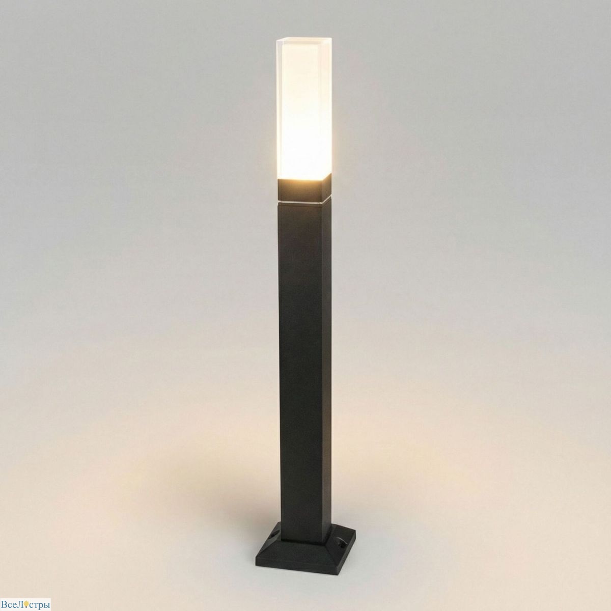 ландшафтный светильник elektrostandard 1537 techno led 3000k чёрный 4690389219214 a072069