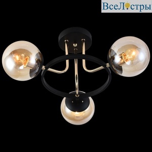 Люстра на штанге Reluce 01344-0.3-03 BK+FGD