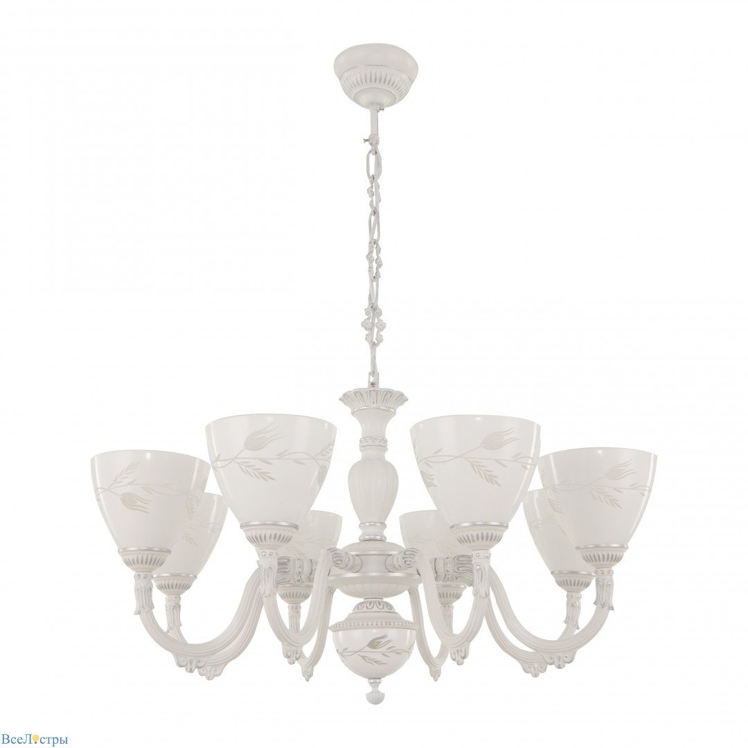 подвесная люстра arte milano 347837/8 wt+sl