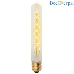 Лампа накаливания Uniel E27 60W золотистая IL-V-L32A-60/GOLDEN/E27 CW01 UL-00000485