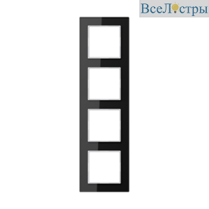 Рамка четырехместная Jung AC584GLSW