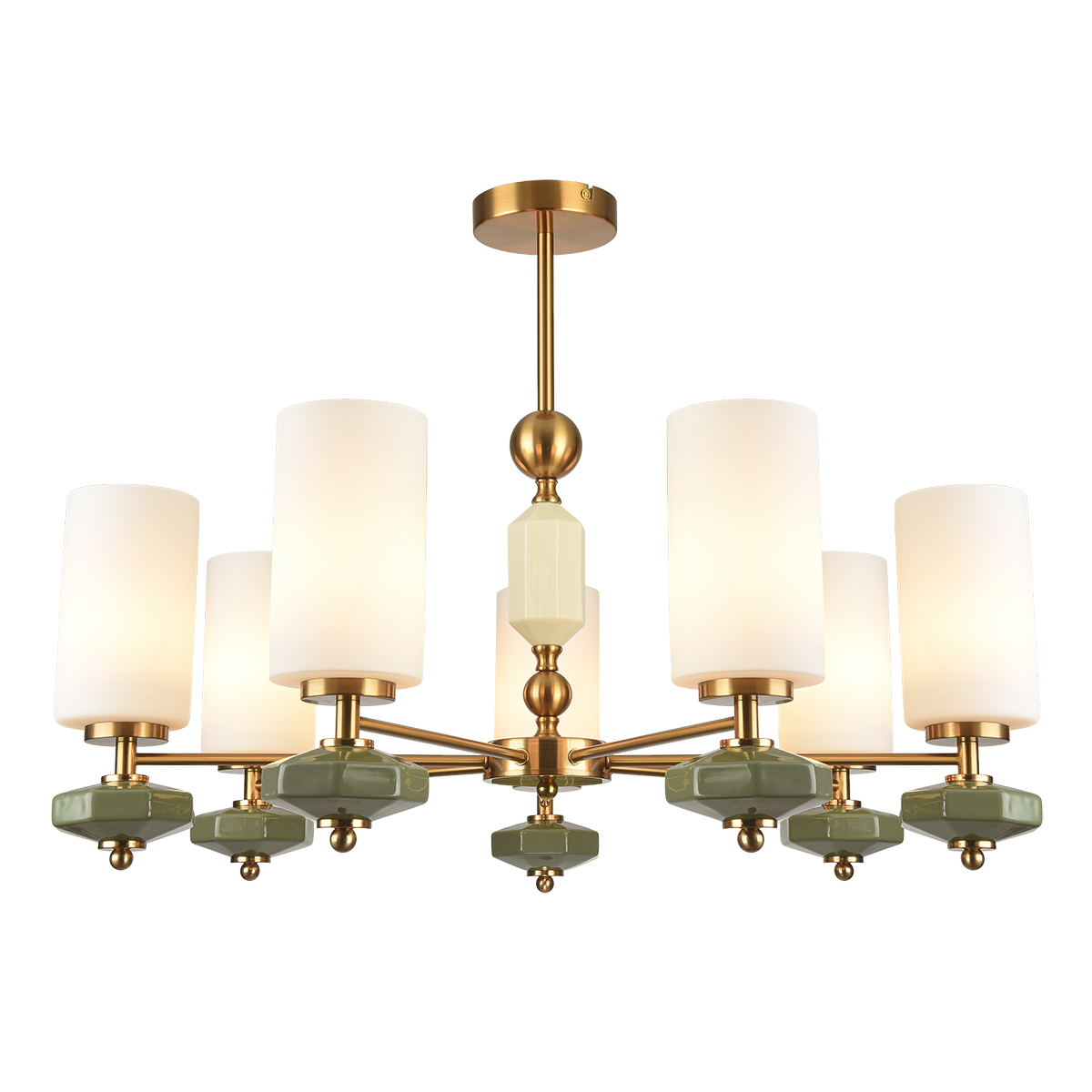 люстра на штанге lumion moderni mila 8427/7c