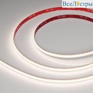 Светодиодная лента Arlight COB-X528-8mm 24V Warm3000 (6 W/m, IP20, 5m, FreeCut) 046887