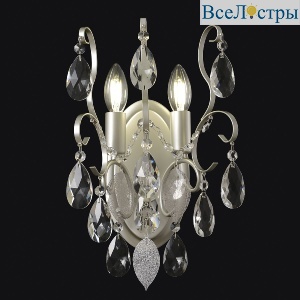 Бра Crystal Lux ESMIRALDA AP2 SILVER