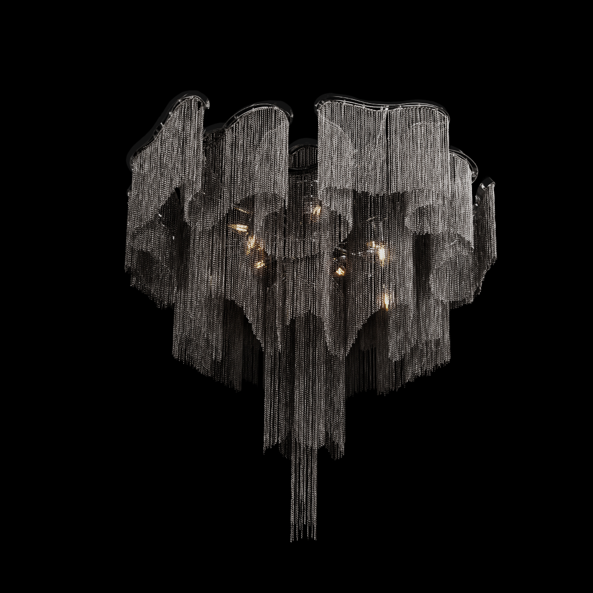потолочная люстра loft it stream 10208/1000c gunmetal