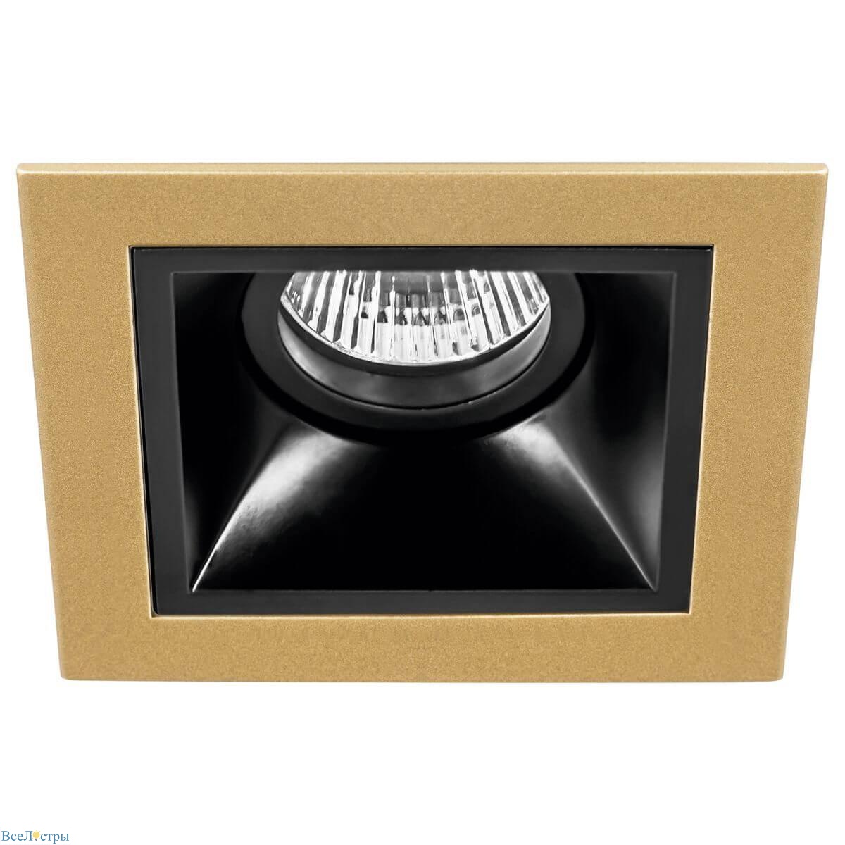 встраиваемый светильник lightstar domino quadro (214513+214507) d51307