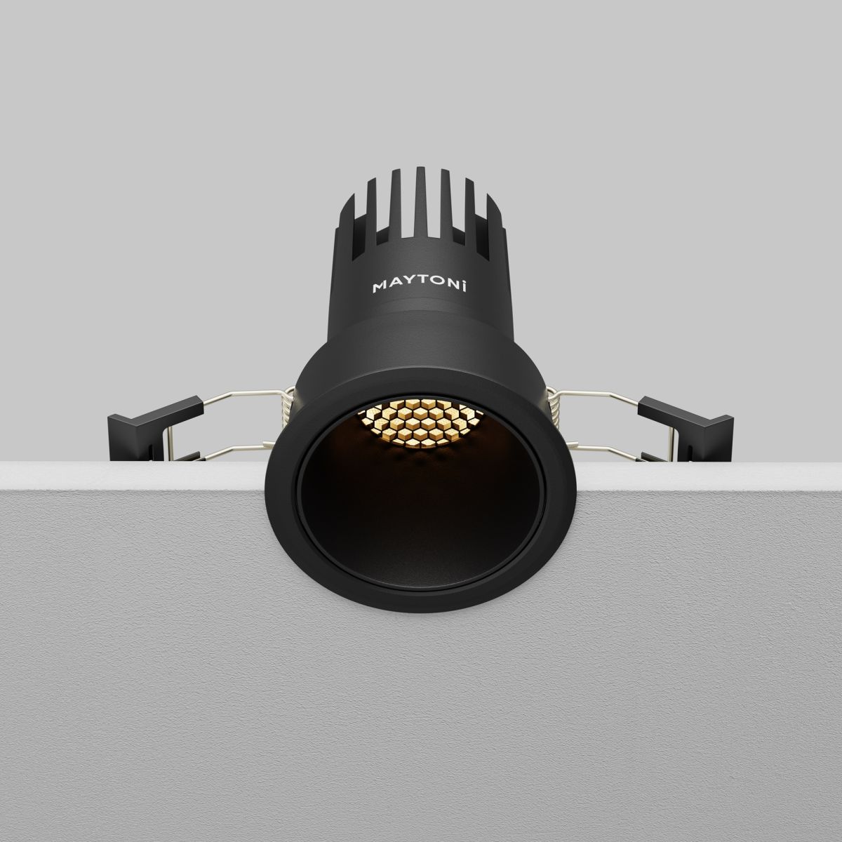встраиваемый светильник maytoni dip dl116-10w-2.7k-b