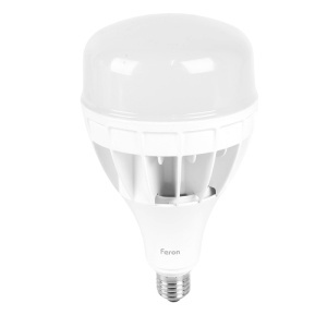 Лампа светодиодная Feron E27-E40 100W 6400K Цилиндр Матовая LB-65 25827