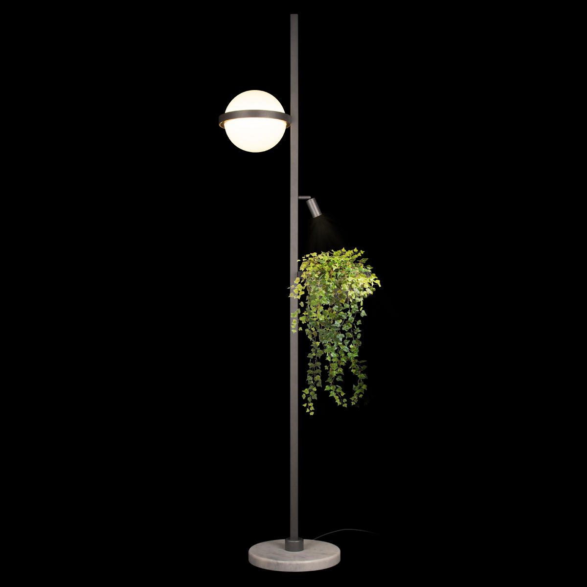 торшер loft it jardin 10121/f dark grey