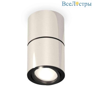 Комплект накладного светильника Ambrella light Techno Spot XS7405040 PSL/PBK серебро полированное/черный полированный (C7405, A2071, C7405, N7002)