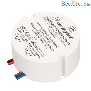 Блок питания Arlight ARJ-SP-42500-PFC-TRIAC-R (21W, 30-42V, 500mA) 040964