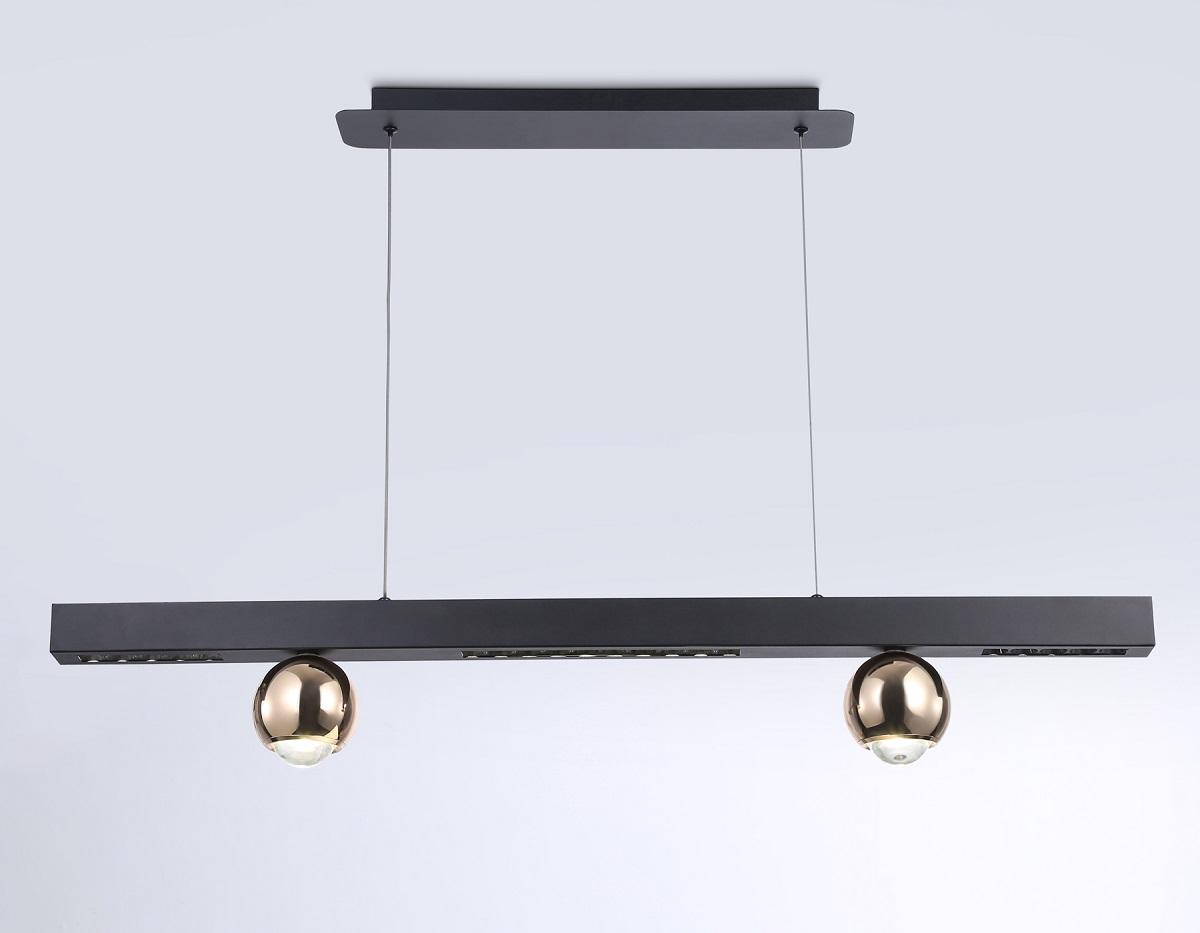 подвесная светодиодная люстра ambrella light comfort linetech fl5956