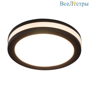 Встраиваемый светодиодный светильник Elektrostandard DSKR80 5W 4200K черный 4690389068423