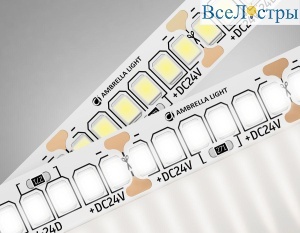 Светодиодная лента Ambrella Light 22W/m 240LED/m 2835SMD дневной белый 5M GS3502