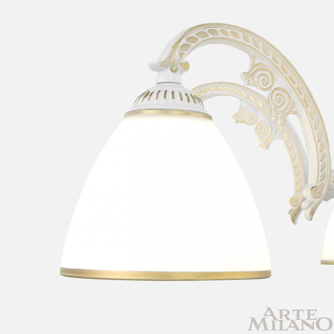 подвесная люстра arte milano 340837/5 wt+g