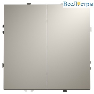 Проходной переключатель двухклавишный Voltum S70 VLS020303