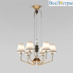 Подвесная люстра Eurosvet Olaria 101012/6 латунь Smart a071403