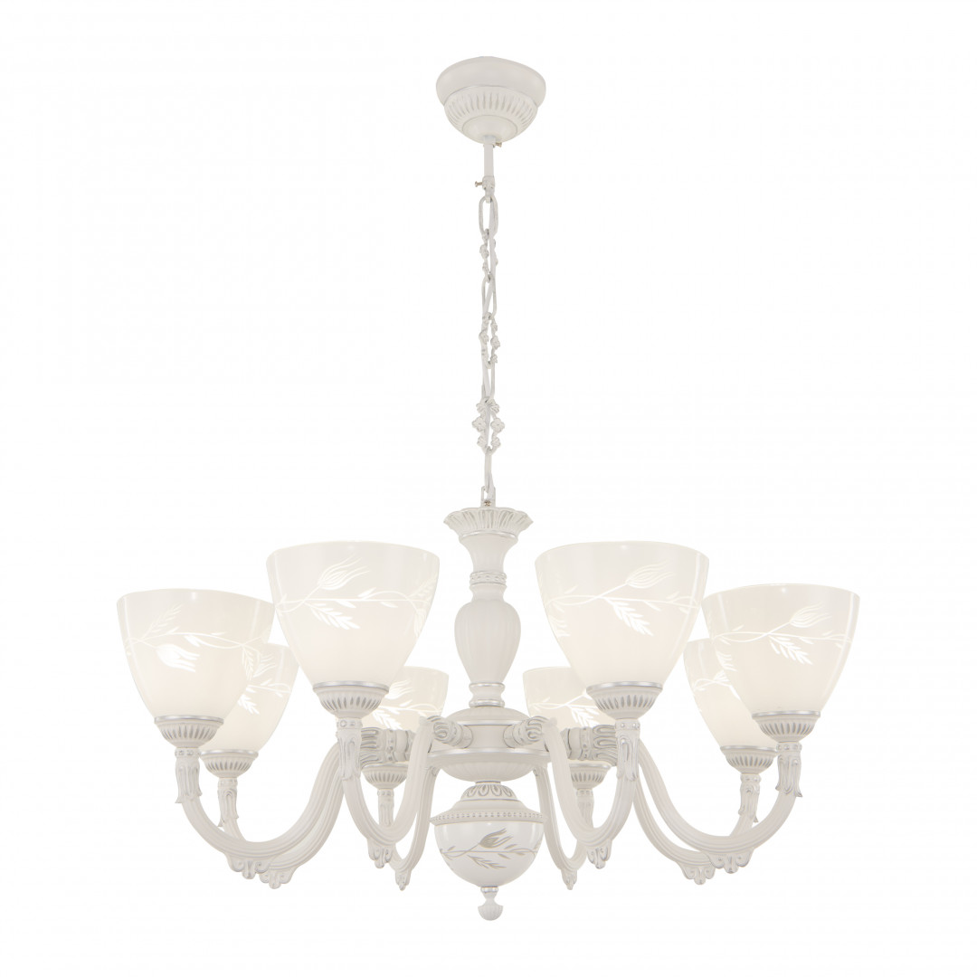 подвесная люстра arte milano 347837/8 wt+sl