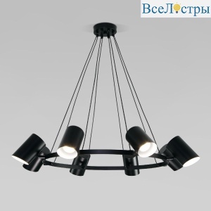 Подвесная люстра Eurosvet Splay 70147/8 черный Smart a062034